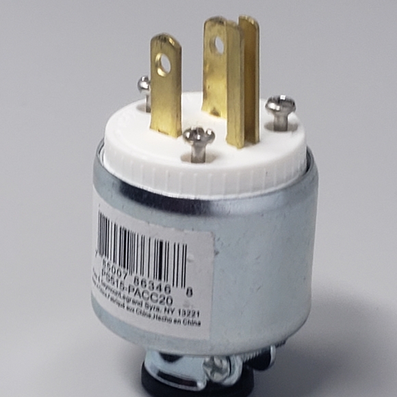 Pass & Seymour 15 Amp Armored Straight Blade Plug - Picture 4 of 8